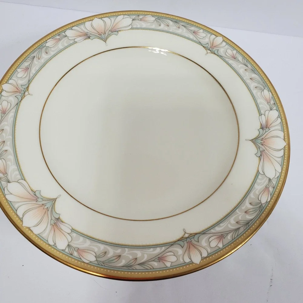 Noritake Barrymore Appetizer Bread & Butter Plates Set of 6 Ivory Floral 9737